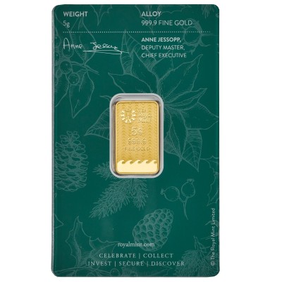 Royal Mint - Henna Design - 5g - gold investment ingot