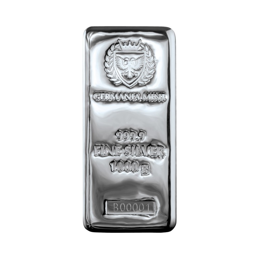 Mincovna Germania 1 kg - stříbrný slitek Mincovna Germania 1 kg - stříbrný slitek