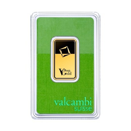 Valcambi Green Gold 20 g - investiční zlatý slitek