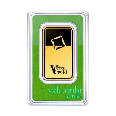 Valcambi Green Gold 100 g - investiční zlatý slitek