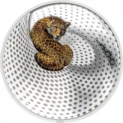 Camouflage of a Nature: Leopard - 3 Oz - stříbrná sběratelská mince (dodání 19.12.2023)