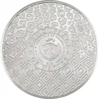 Camouflage of a Nature: Leopard - 3 Oz - stříbrná sběratelská mince (dodání 19.12.2023)
