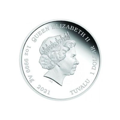 Simpsoni: Niezi un skrāpējumi - 1 unces - sudraba kolekcijas monēta