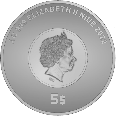 Nāves cīņa - 2 unces - sudraba kolekcijas monēta