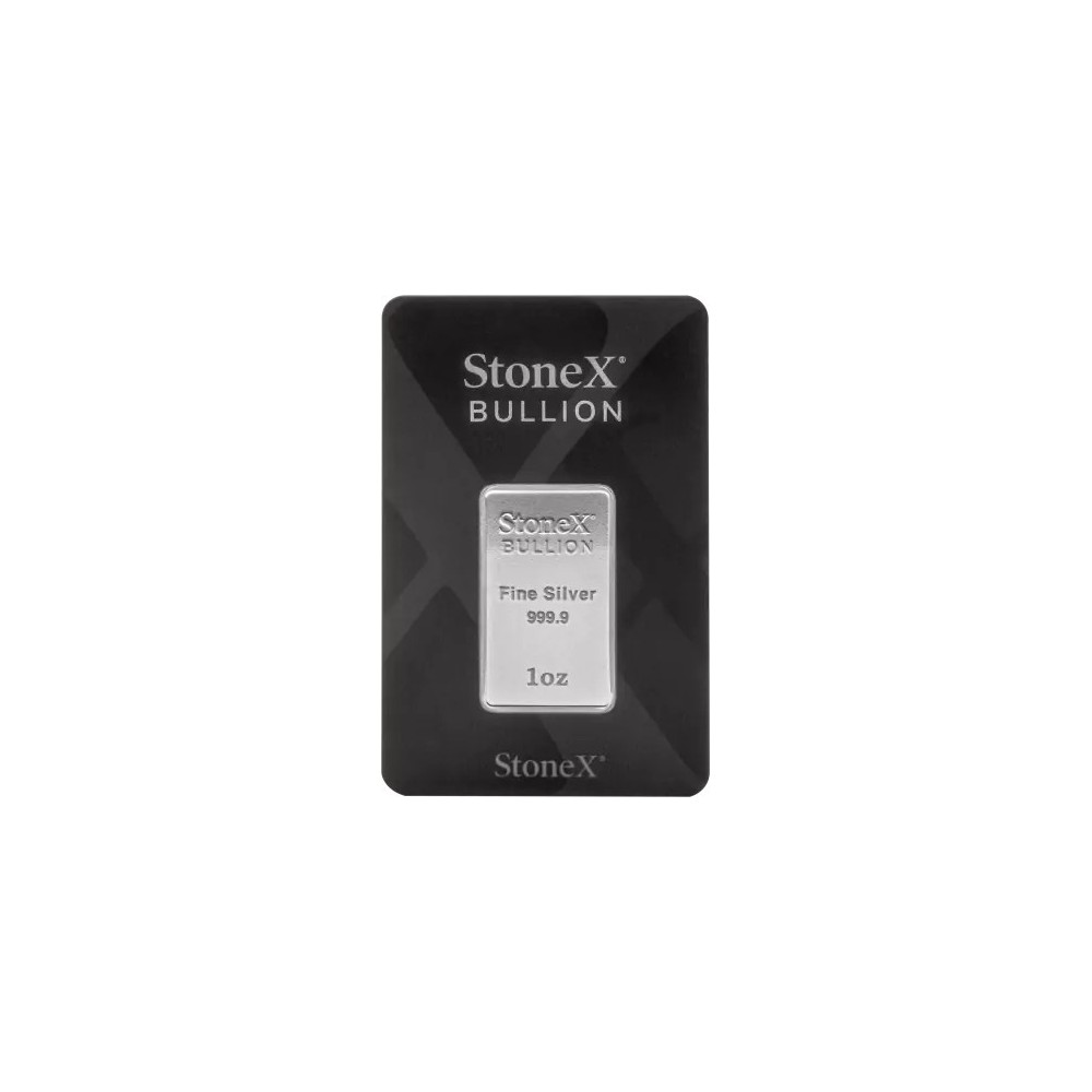 StoneX - 1 Oz - Silver Investment Ingot