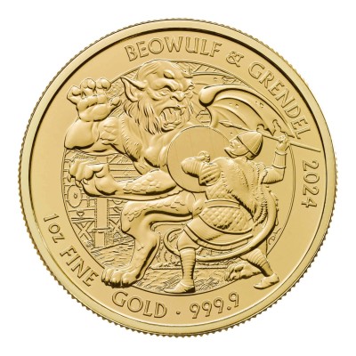 Mīti un leģendas - Beovulfs - 1 oz - Zelta monēta
