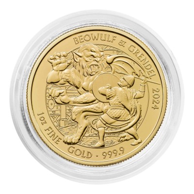 Mīti un leģendas - Beovulfs - 1 oz - Zelta monēta