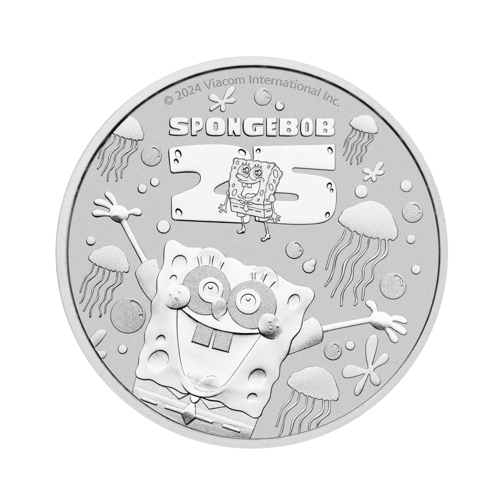 Spongebob Squarepants - 1 Oz - Silver Collector Coin