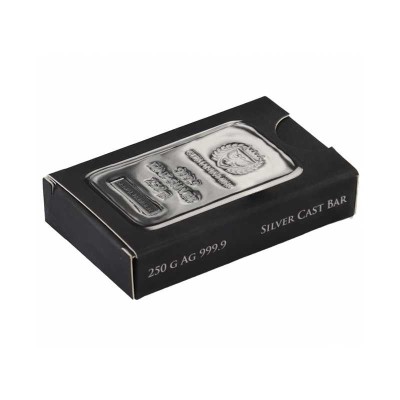 Germania Mint - 250g - sudraba investīciju lietņi