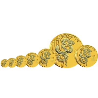 Lunar Snake 2025 - 1/10 Oz - zelta investīciju monēta