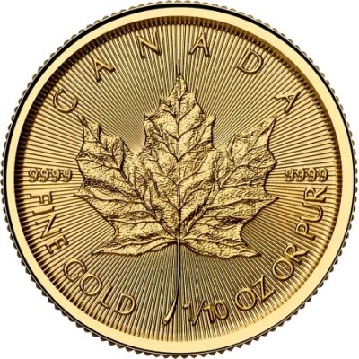 Maple Leaf (2025) - 1/10 Oz - Gold Investment Coin