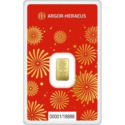 Argor Heraeus - Year of the Snake (2025) - 1 g - Gold Investment Bar