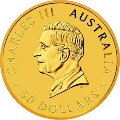 Ķengurs (2025) - 1/2 Oz - zelta investīciju monēta