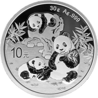 Panda (2025) - 30 g - sudraba investīciju monēta