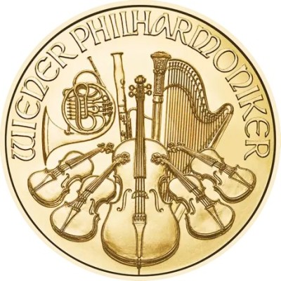 Vīnes filharmoniķi (2025) - 1/2 oz - zelta investīciju monēta