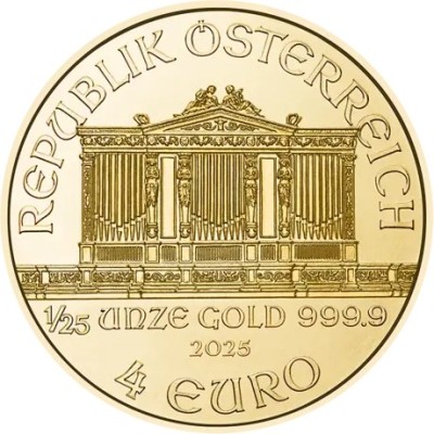 Wiener Philharmoniker (2025) - 1/25 Oz - gold investment coin