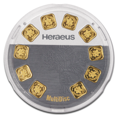 Argor-Heraeus Goldseed 10 x 1 g - zelta investīciju stieņi
