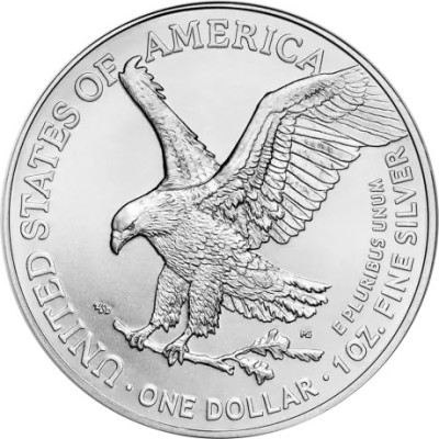 Amerikāņu Ērglis (2025) - 1 Oz - sudraba investīciju monēta