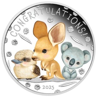 Bērna piedzimšana (2025) - 1/2 Oz - sudraba dāvanu monēta