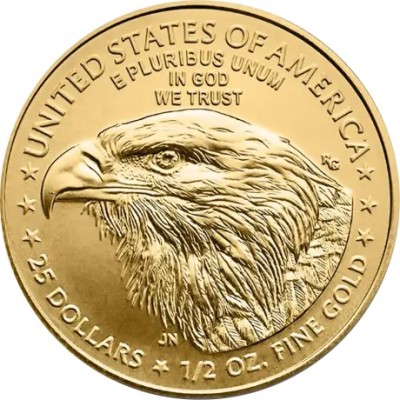 Amerikāņu ērglis (2025) - 1/2 Oz - Zelta monēta