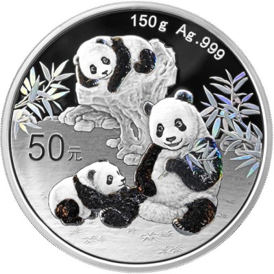 Panda (2025) - 150 g - sudraba sudraba kolekcijas monēta