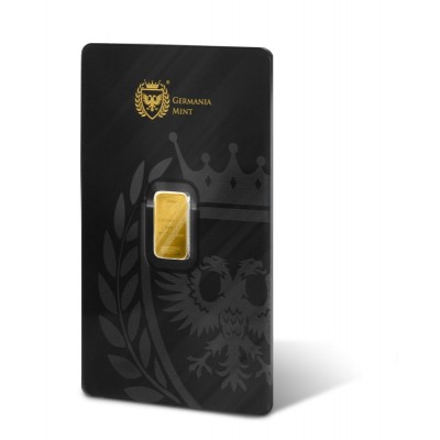 Germania Mint - 1 g - zelta investīciju stienis