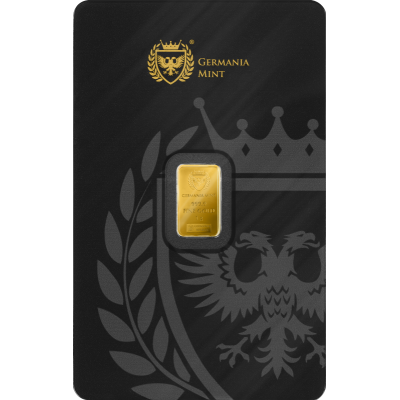 Germania Mint - 1 g - zelta investīciju stienis