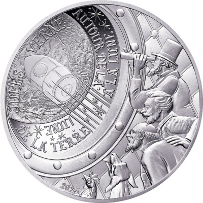 Jules Verne - 88,8g - set of silver proof collector coins