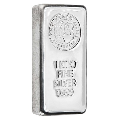 Perth Mint - 1 kg - Silver Investment  Bar