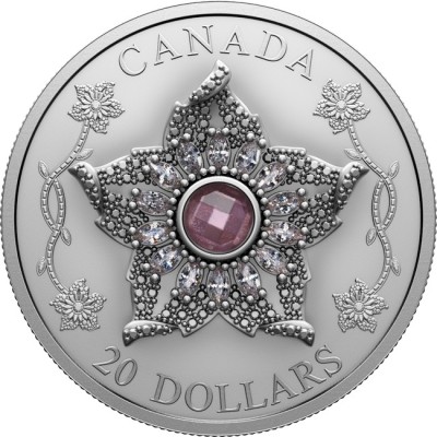 Williamson Diamond Brooch - 1 unces sudraba Proof monēta
