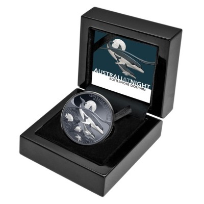 Bottlenose Dolphin - 1 Oz - Silver Collector Coin