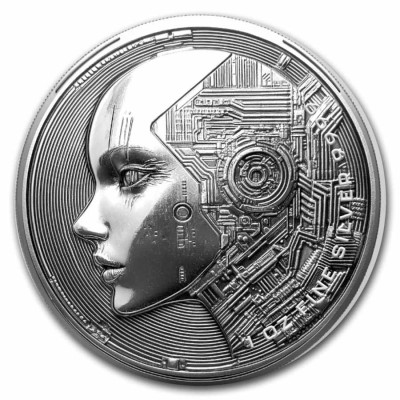 AI - Artificial Intelligence 2025 - 1 Oz - Silver Investment Coin
