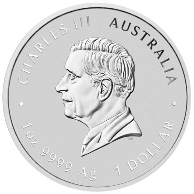 Austrālijas Mēness čūska - 1 unces - sudraba kolekcijas monēta (piegāde 11.5.2025)