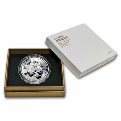 Panda (2025) - 150 g - sudraba sudraba kolekcijas monēta