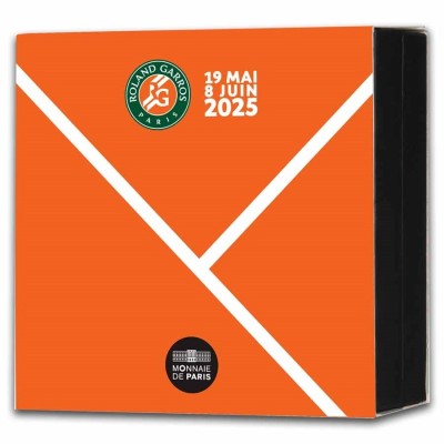Roland Garros 100 gadi - 22g - Kolekcijas sudraba monēta