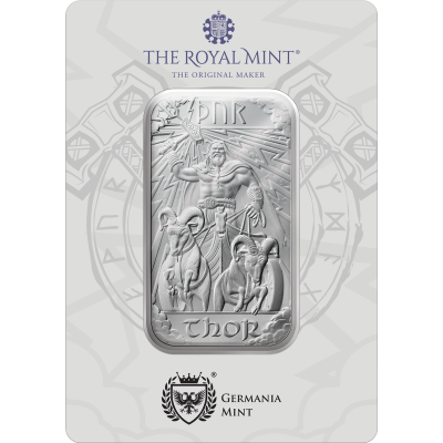 Norse Gods - Thor - 1 Oz - silver investment ingot (delivery 1.7.2025)