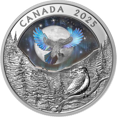 Moon Sky: Raven - 1 Oz - Silver Collector Coin (delivery 28.6.2025)
