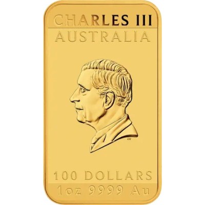 Pūķis Taisnstūra monēta (2025) - 1 Oz - Zelta monēta