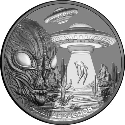 Svešinieku nolaupīšana (2025) - 1 oz - Kolekcijas sudraba monēta