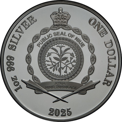 Svešinieku nolaupīšana (2025) - 1 oz - Kolekcijas sudraba monēta