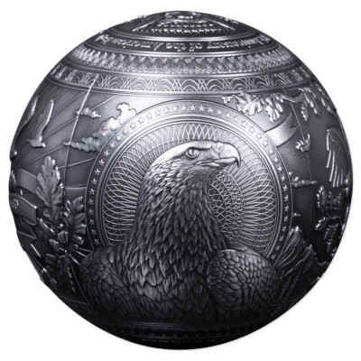 Amerikāņu ērglis - 1 KG - sudraba kolekcijas monēta (piegāde 20.11.2025)