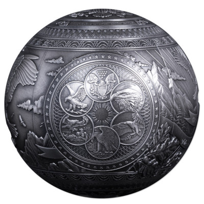 Amerikāņu ērglis - 1 KG - sudraba kolekcijas monēta (piegāde 20.11.2025)