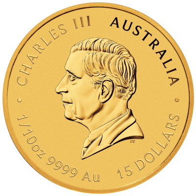 Mēness Zirgs (2026) - 1/10 Oz - zelta investīciju monēta