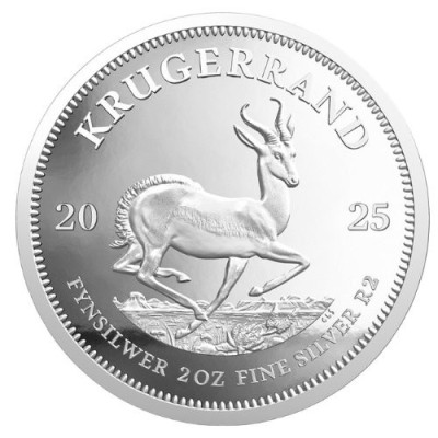 Krugerrand (2025) - 2 Oz - Silver Proof Collector Coin
