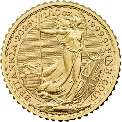 Britannia (2026) - 1/10 Oz - Gold Investment Coin