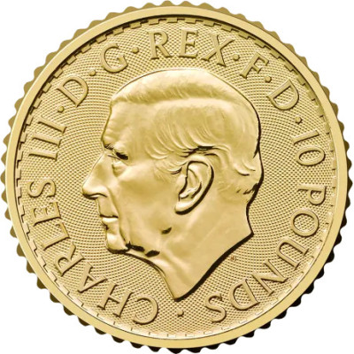 Lielbritānija (2026) - 1/10 Oz - zelta investīciju monēta