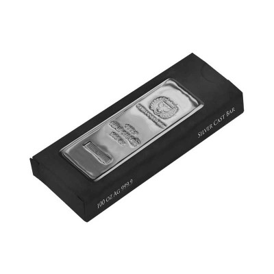 Germania Mint - 100 Oz - sudraba investīciju stienis