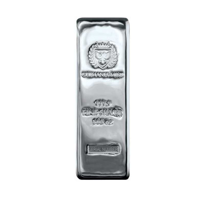 Germania Mint - 100 Oz - sudraba investīciju stienis