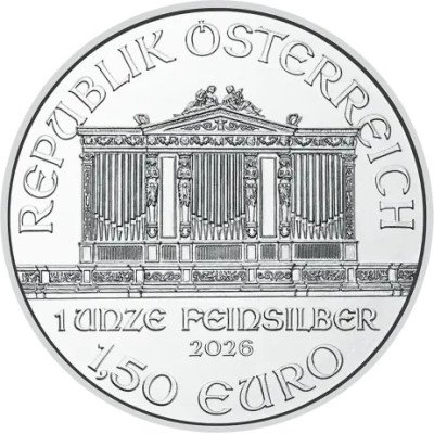 Vīnes filharmoniķi (2026) - 1 Oz - sudraba investīciju monēta