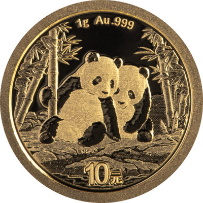 Panda (2026) - 1g - zelta investīciju monēta